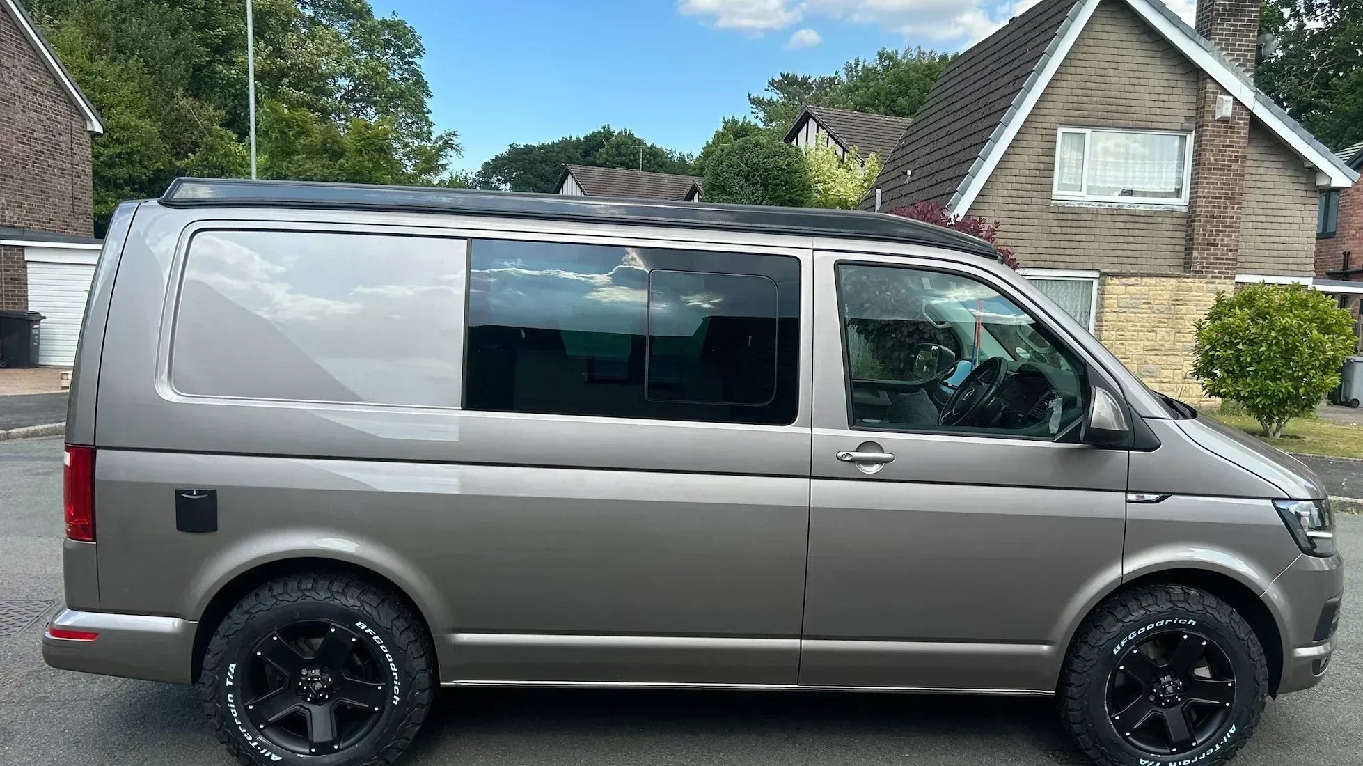Volkswagen Transporter T6.1 with Tomahawk Outlaw wheels and BF Goodrich KO2 tyres