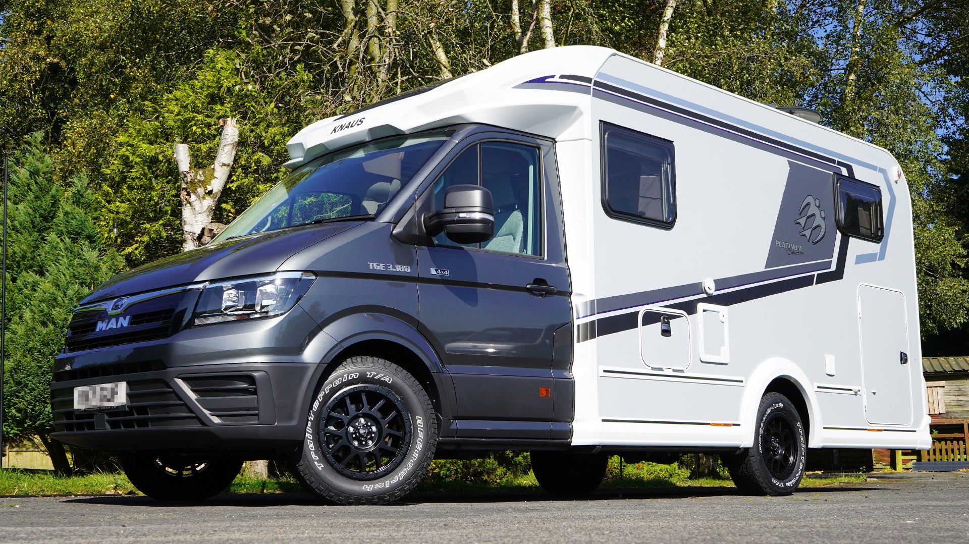 MAN TGE 3.180 with 17" Tomahawk Kato Wheels and BF Goodrich Trail Terrain Tyres