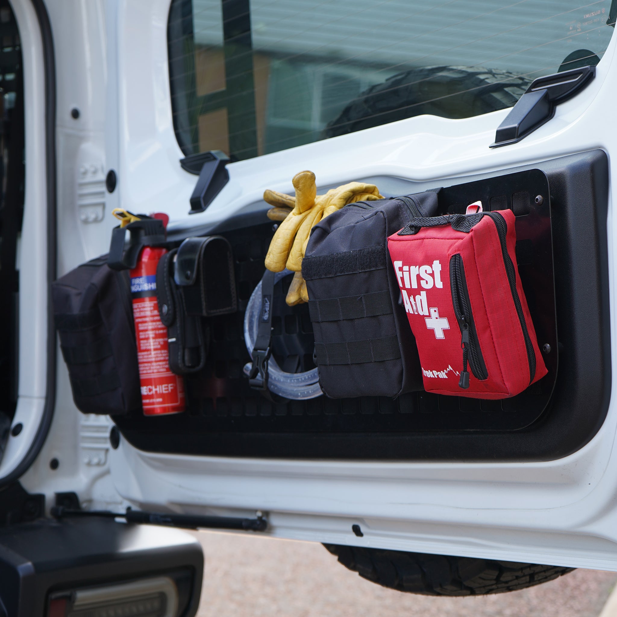 Molle panel for suzuki jimny rear door tailgate Molle system for suzuki jimny