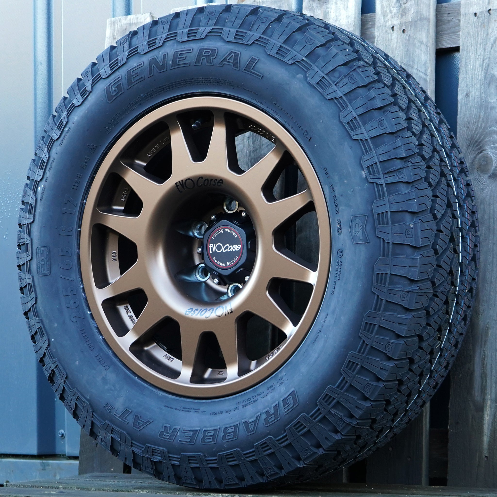 EVO Corse DakarZero 17" Wheel & Tyre Package for Toyota Hilux (2016+)