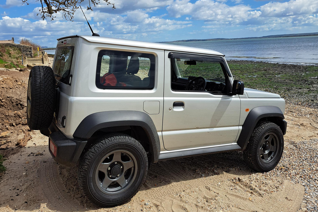 Suzuki Jimny (2018+) with BRADLEY V wheels and Michelin Latitude Cross 104H XL Tyres supplied by street track life
