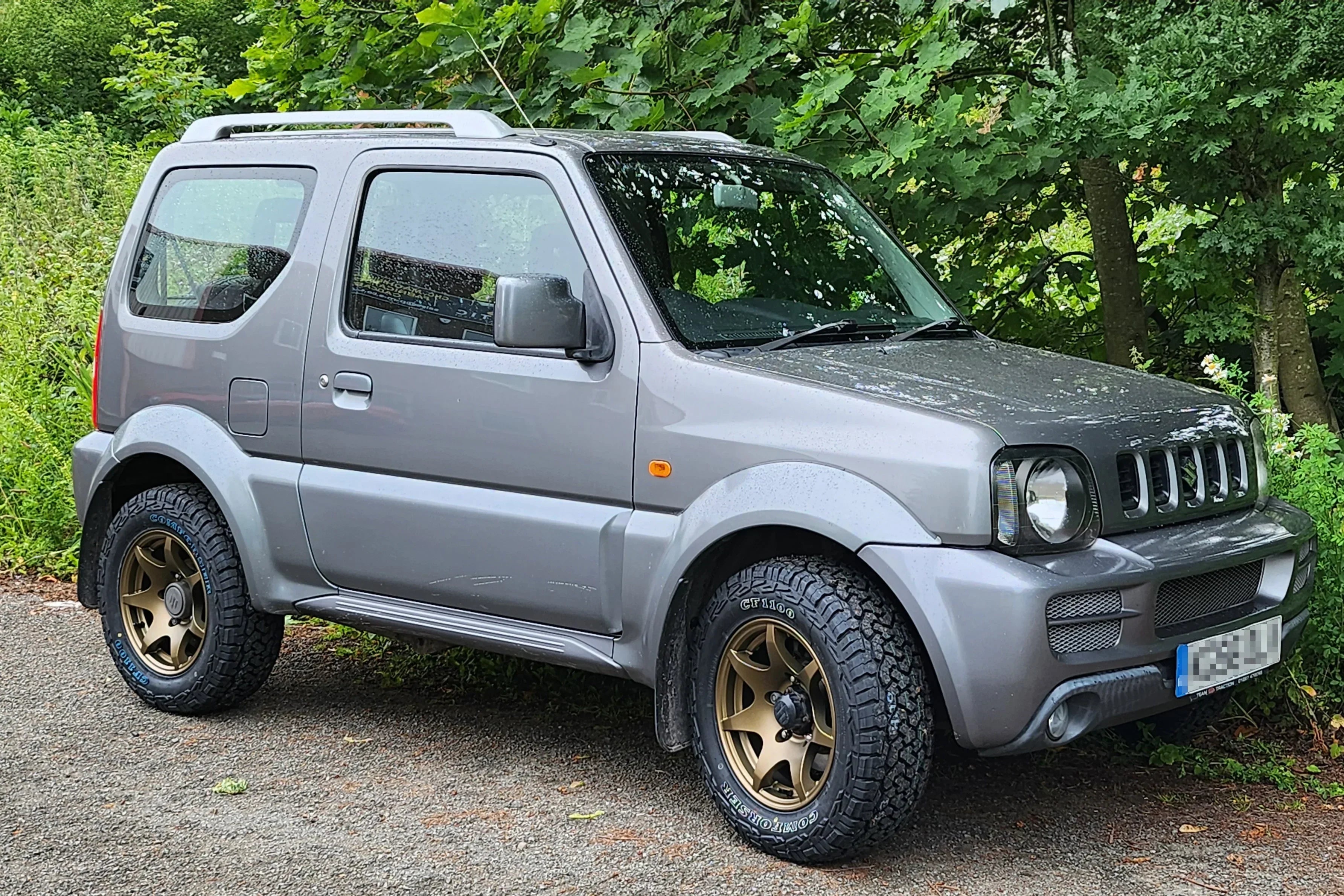 JB34 Suzuki Jimny fitted with High Peak J-02 wheels in Matte Bronze