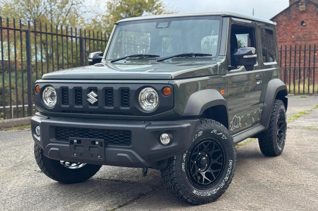 Suzuki Jimny (2018+) with Magpie M-01 wheels - 16x6.0J-5 / Satin Black