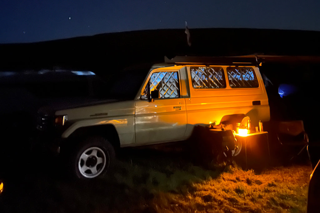 Camping in the Troopy at Ard Rock 2024