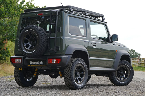 Suzuki Jimny JB74 Jungle Green XTREME-J XJ03 wheels