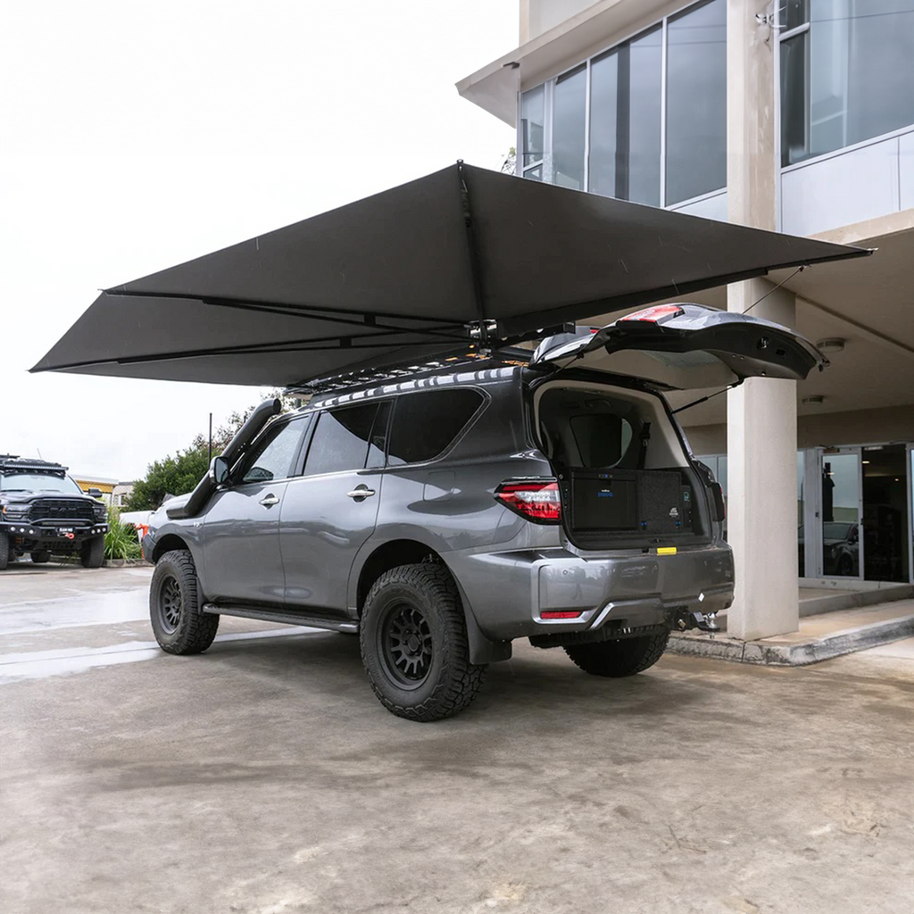 CLEVERSHADE 180 DEGREE ULTRA-LITE AWNING 180 Degree Awnings Street Track Life