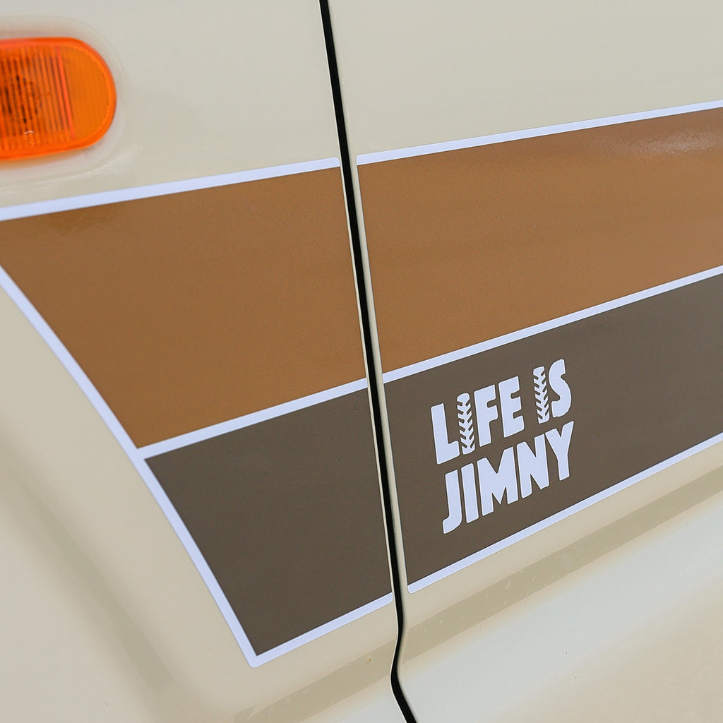 APIO "Life is Jimny" Side Decal for Suzuki Jimny (2018+)