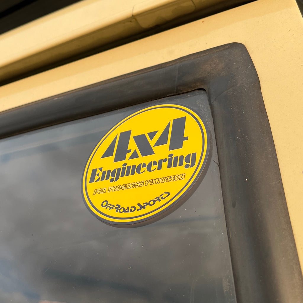 4x4 Engineering Service Circle Sticker