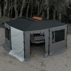 Clevershade Deluxe Awning Solid Wall