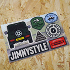 JIMNYSTYLE Off-Road Club Suzuki Jimny Sticker Sheet