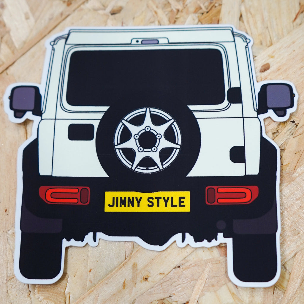 JIMNYSTYLE Chiffon Ivory Suzuki Jimny Slap Sticker