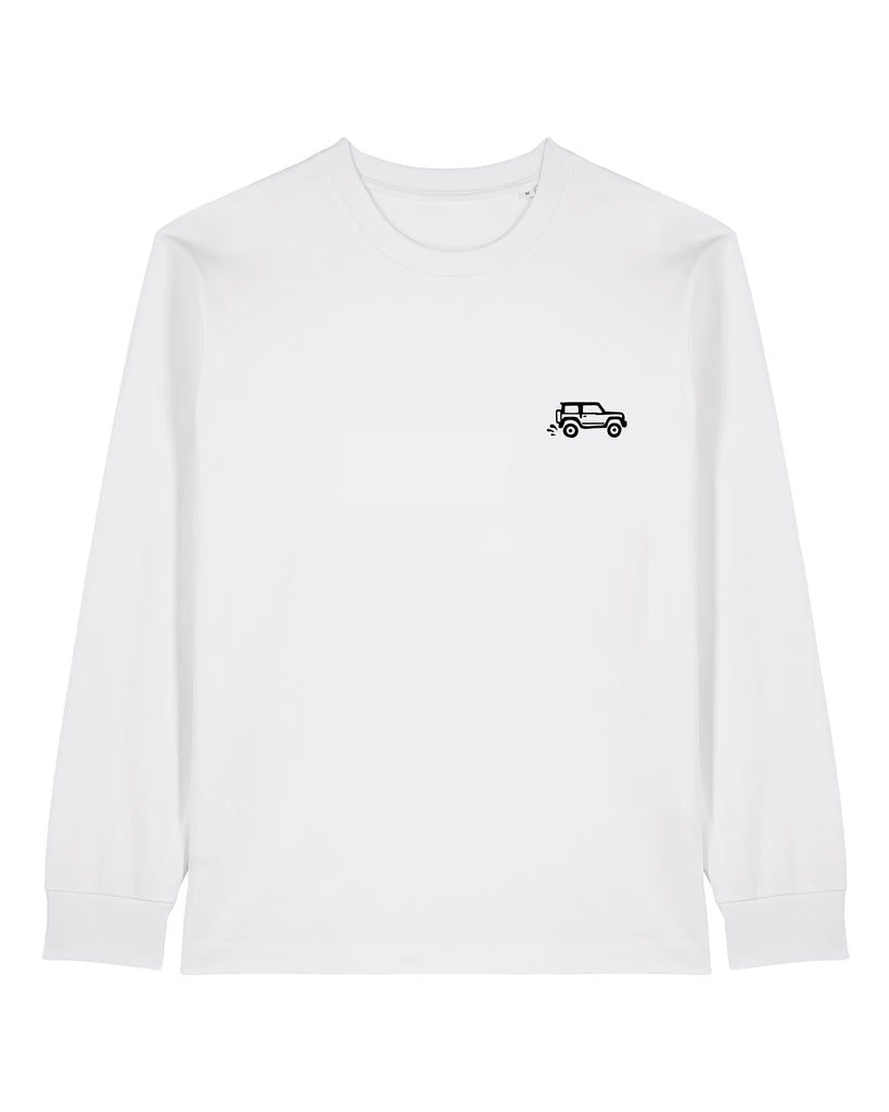 JIMNYSTYLE Rally Club T-Shirt - Long Sleeve - White