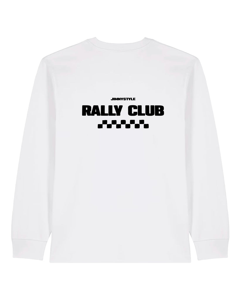 JIMNYSTYLE Rally Club T-Shirt - Long Sleeve - White