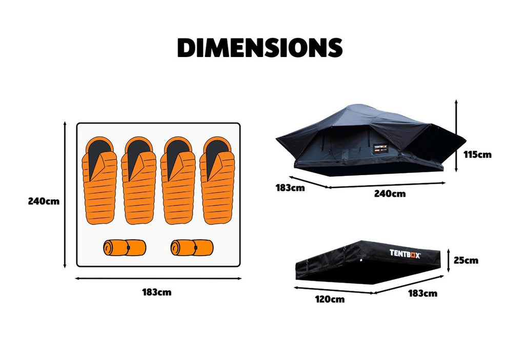 TentBox Lite XL Roof Tent