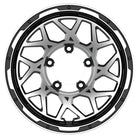 Magpie M-01 16" Wheels for Suzuki Jimny - Satin Black with Machined Face