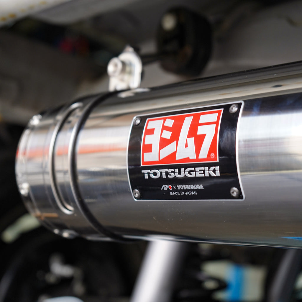 APIO x YOSHIMURA Totsugeki Stainless Steel Cyclone Exhaust System for Suzuki Jimny (2018+) Street Track Life JimnyStyle