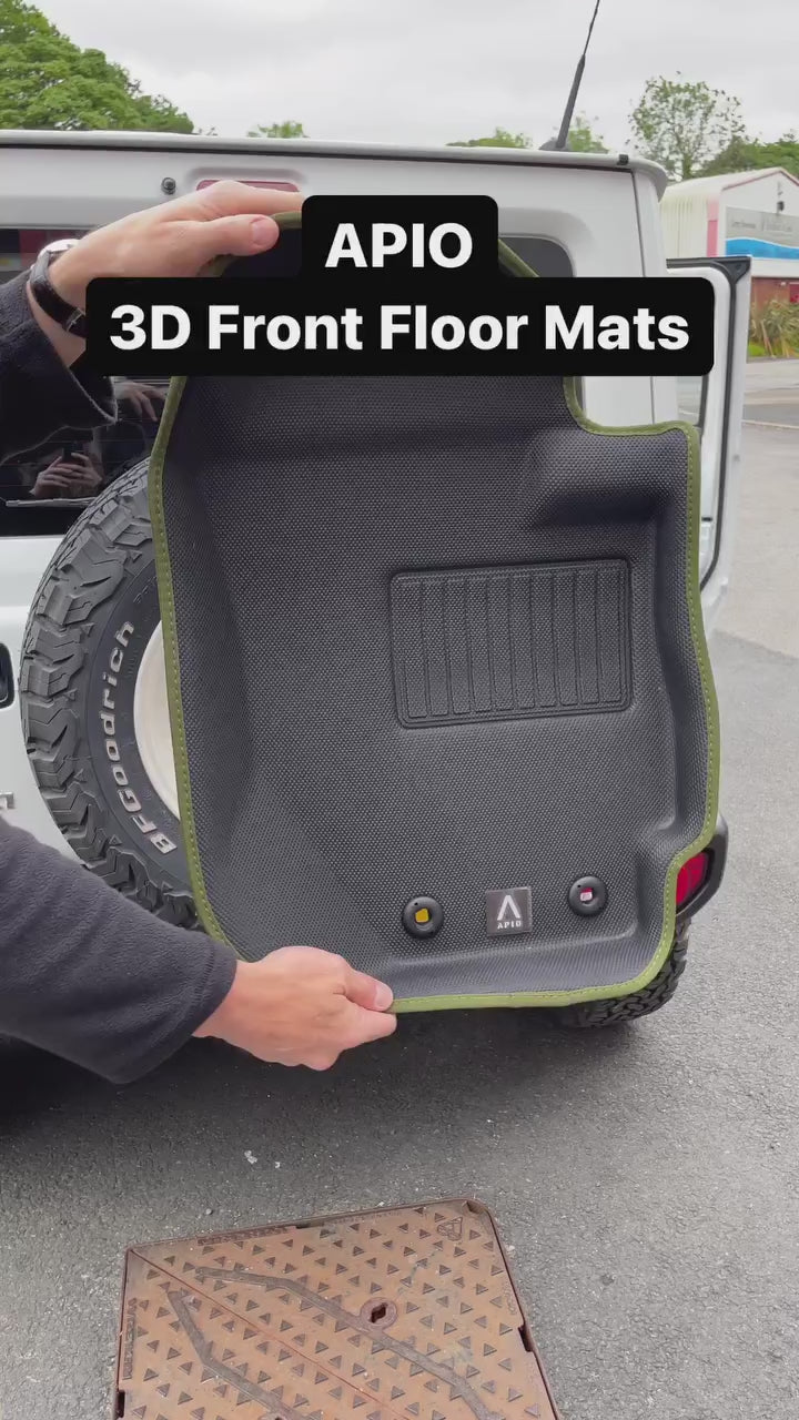 APIO 3D Floor Mats for Suzuki Jimny (2018+) - Front